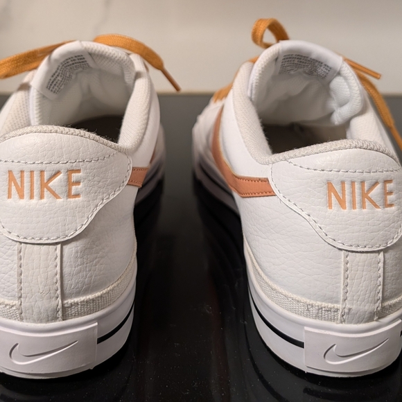 Nike Court Legacy 'White Light Cognac' Sneakers Men's Size 10.5 Like New - Picture 7 of 10
